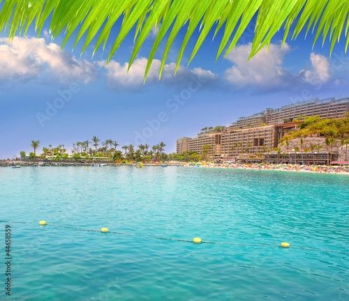 Anfi del Mar Anfidelmar beach in Gran Canaria photo