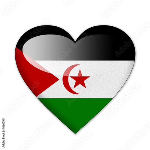 Western Sahara flag in heart shape isolated on white background Free Download Western Sahara flag in heart shape isolated on white background - GFXLoad