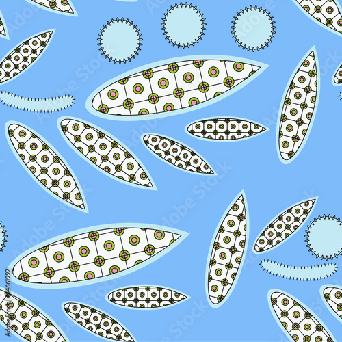 light bue pattern