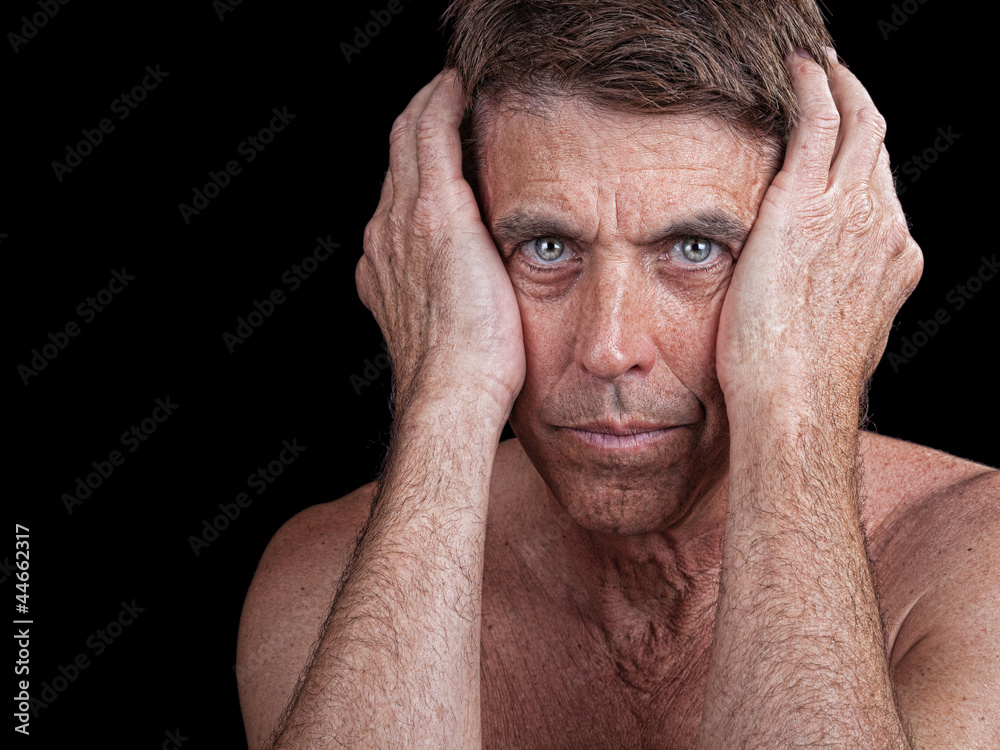 Man Clutching his Head Man Clutching his Head