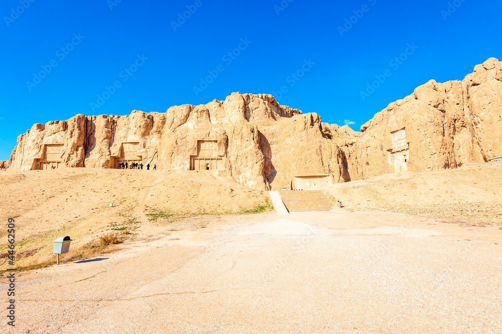 Naqsh-e Rustam in northwest Persepolis, Shiraz, Iran
