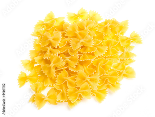 Farfalle pasta, isolated