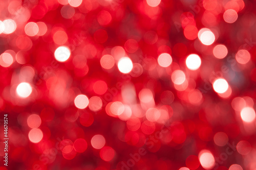 Defocused abstract red christmas background