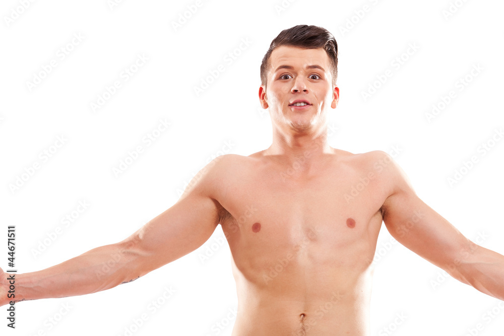sexy muscular macho man posing shirtless sexy muscular macho man posing shirtless