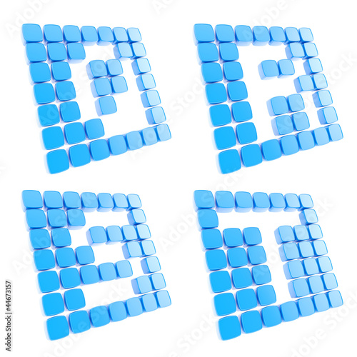 Abc letter symbol plates ma...