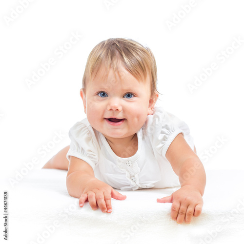 smiling baby girl