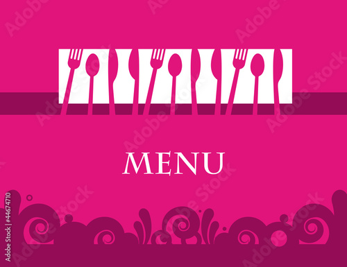 Menu template design