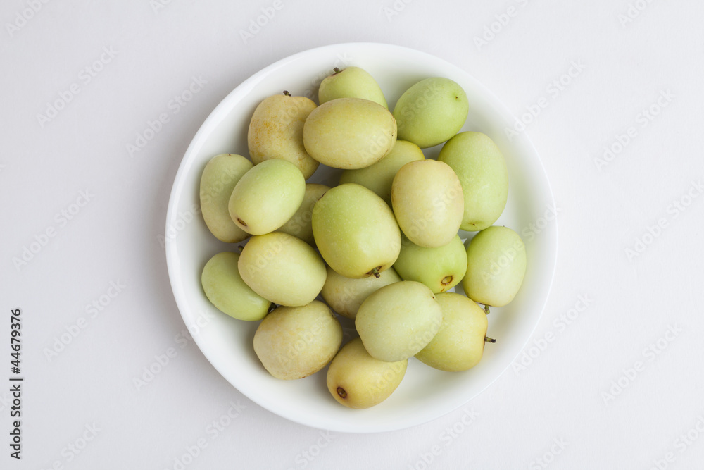 A plate of jujube A plate of jujube