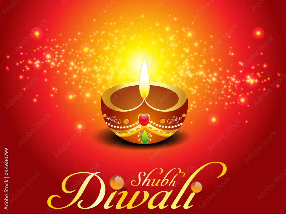 Obraz premium abstract diwali background