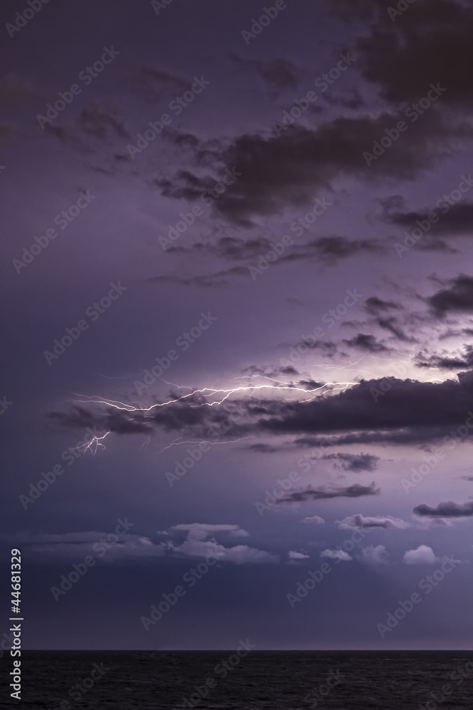 Fototapeta premium Lightning and Clouds