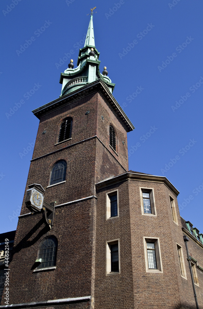 Fototapeta premium All Hallows by the Tower in London