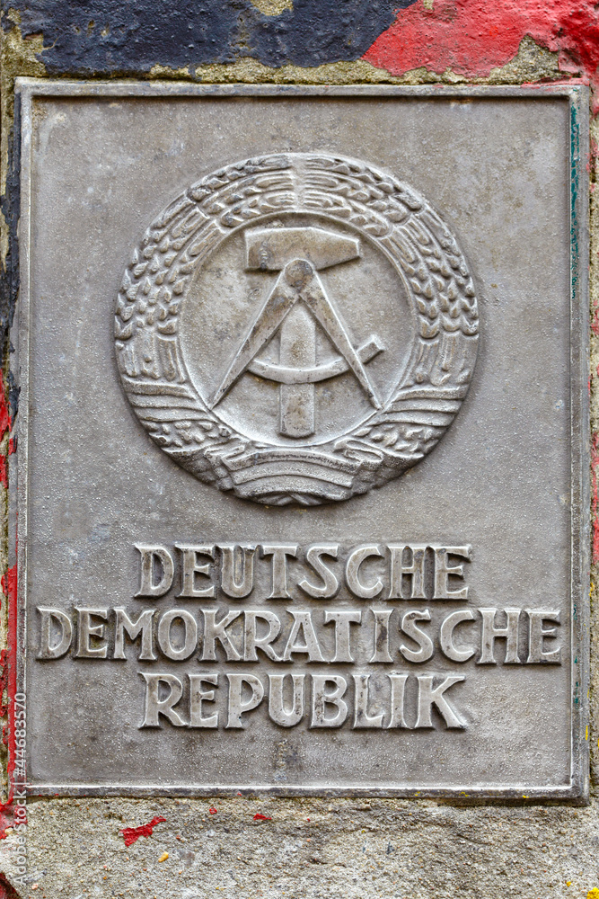 DDR sign in Berlin