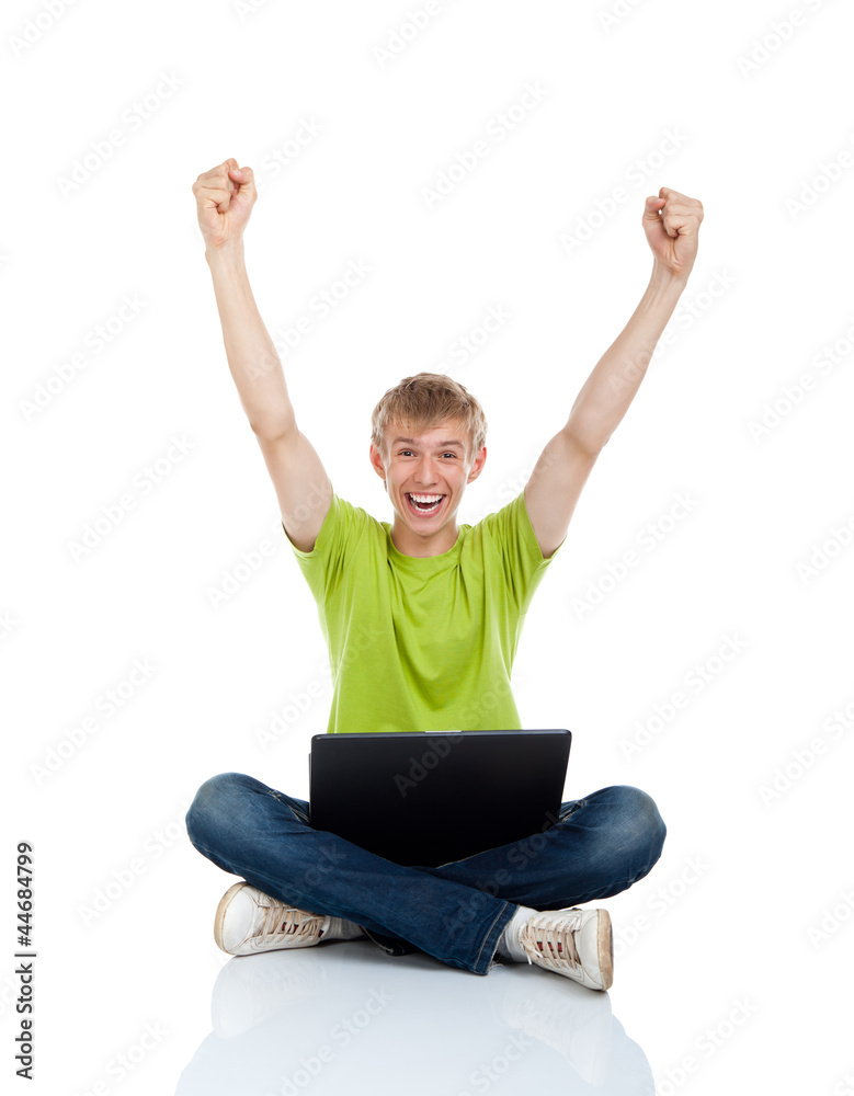 teenage man student teenage man student