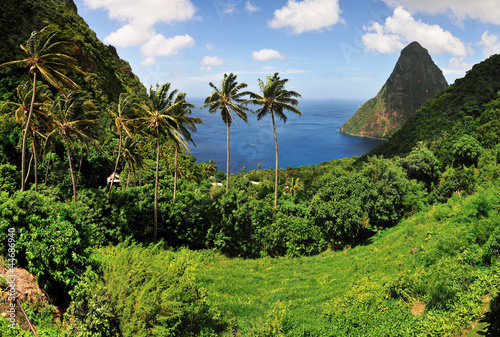 Between the Pitons
