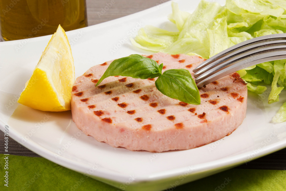 hamburger di prosciutto hamburger di prosciutto