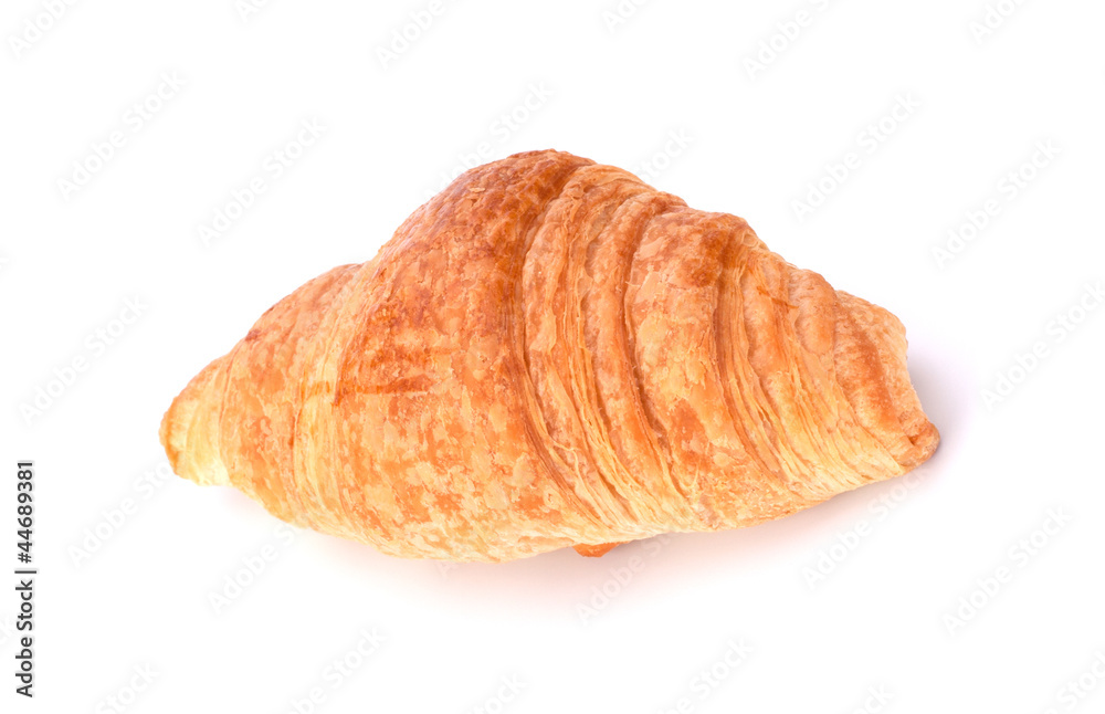 Croissant isolated on white background