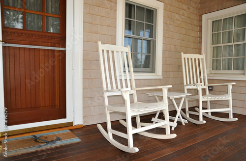 Rocking Chairs on Porch