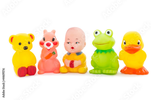Toys nurseries bright together, a set.