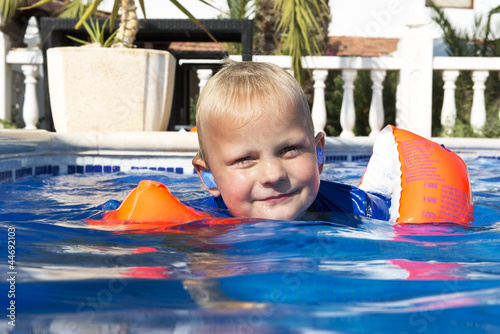 Learning to swim photo