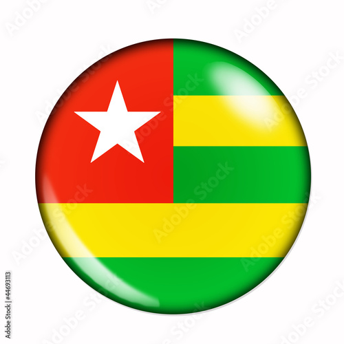 Button flag of Togo