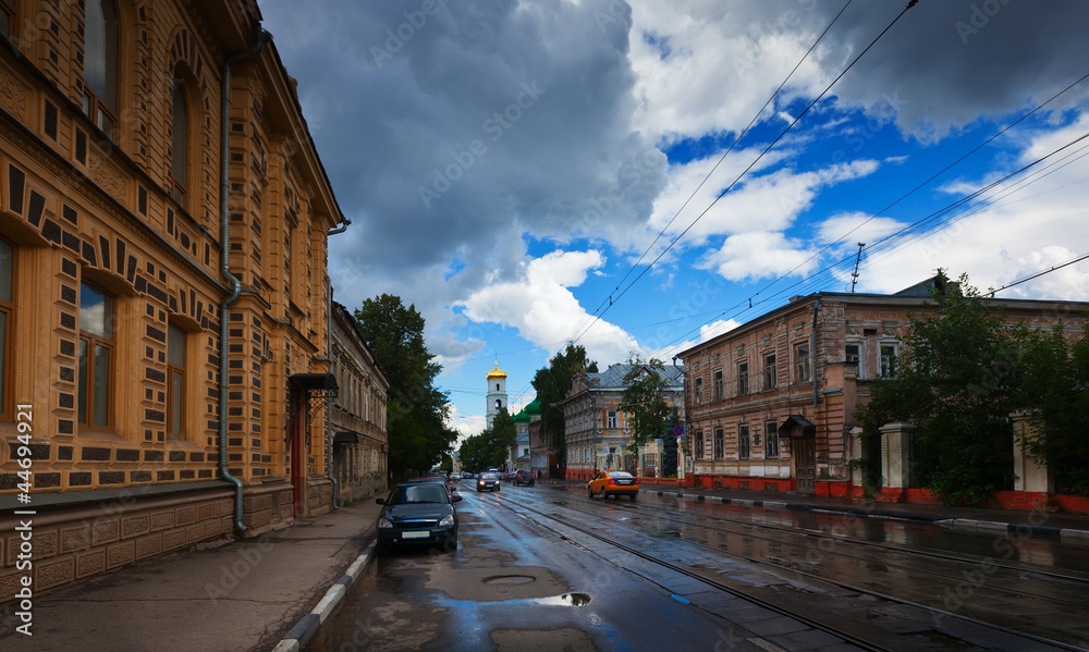 Old street in Nizhny Novgorod