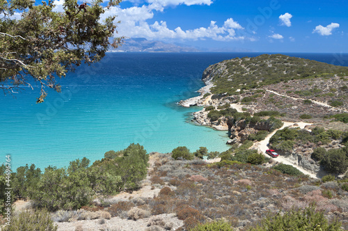 Mirabello bay at Crete island in Greece