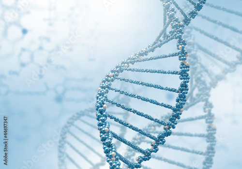 DNA strand illustration photo