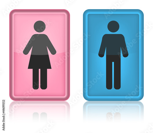 icon toilet, Man & Woman