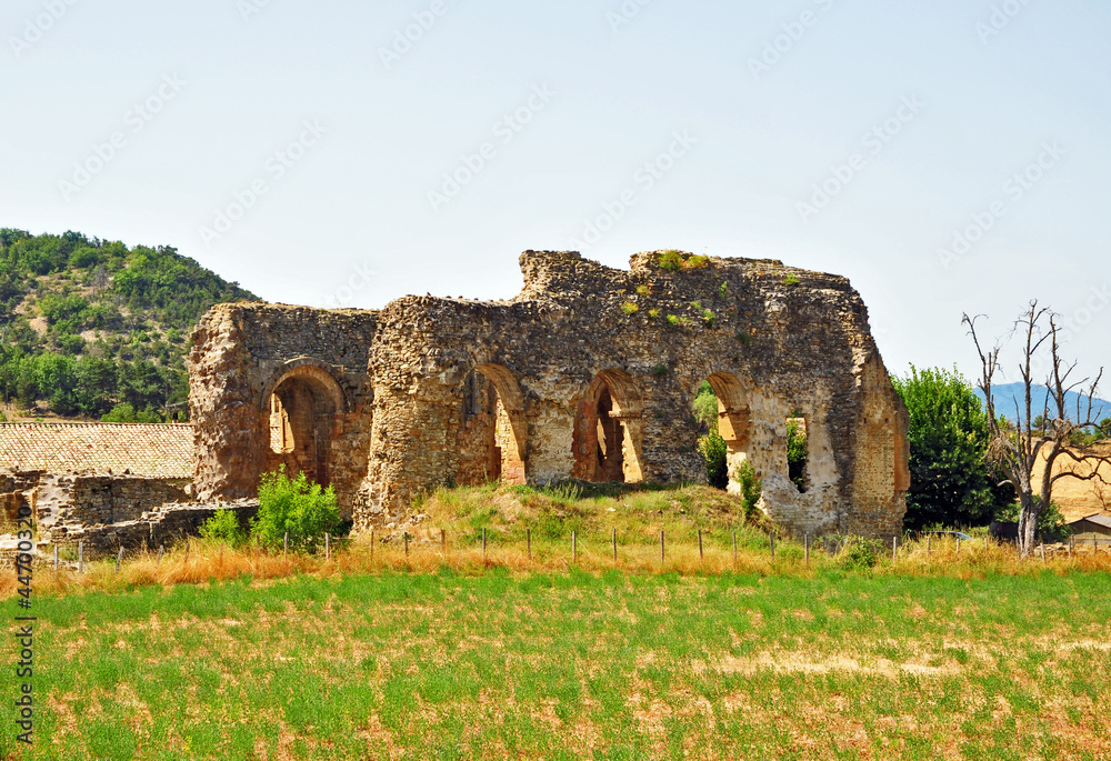 Saint André de Rosans, Francia, rovine dell'abbazia benedettina