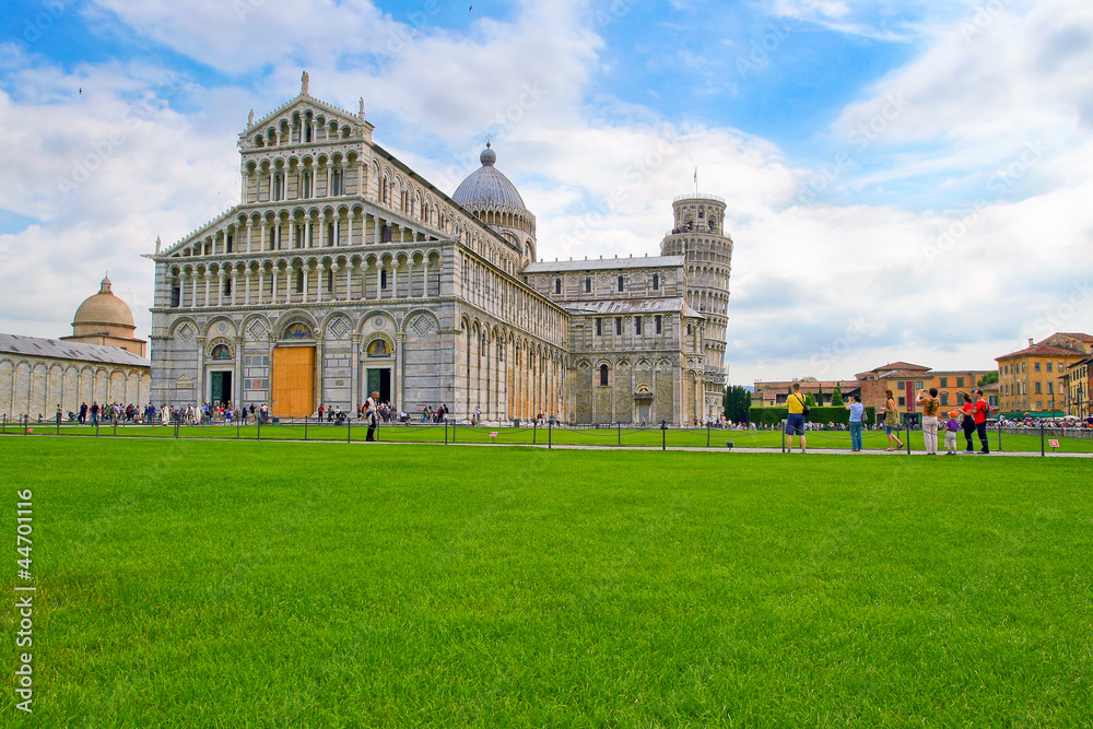 The old part of the famous Pisa.