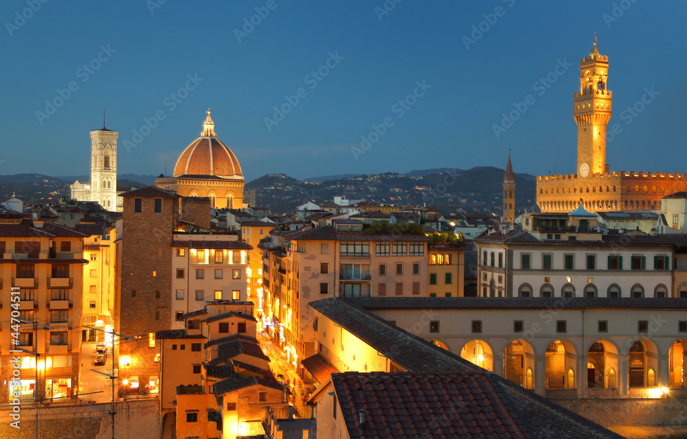 Night view of Florence