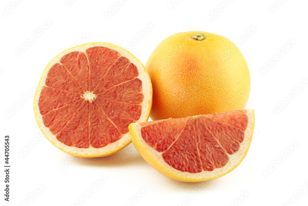 Grapefruit, half and slice Grapefruit, half and slice