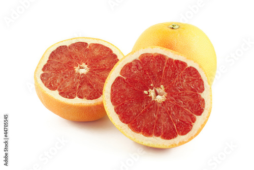 Grapefruit and two halves