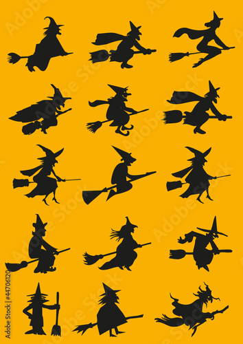witches silhouettes