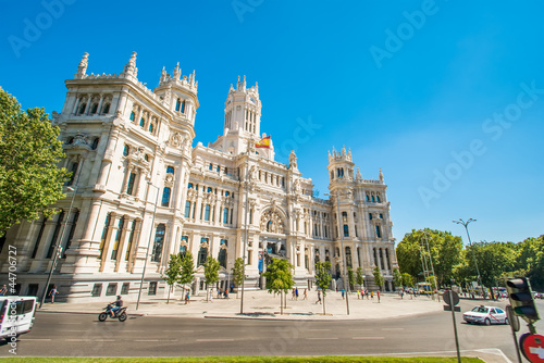 Plaza de la Cibeles in Madrid Spain © nanisimova