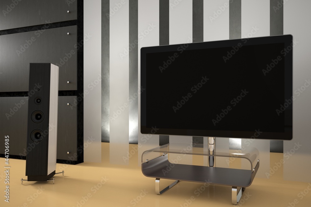 Fototapeta premium Home Theater Room