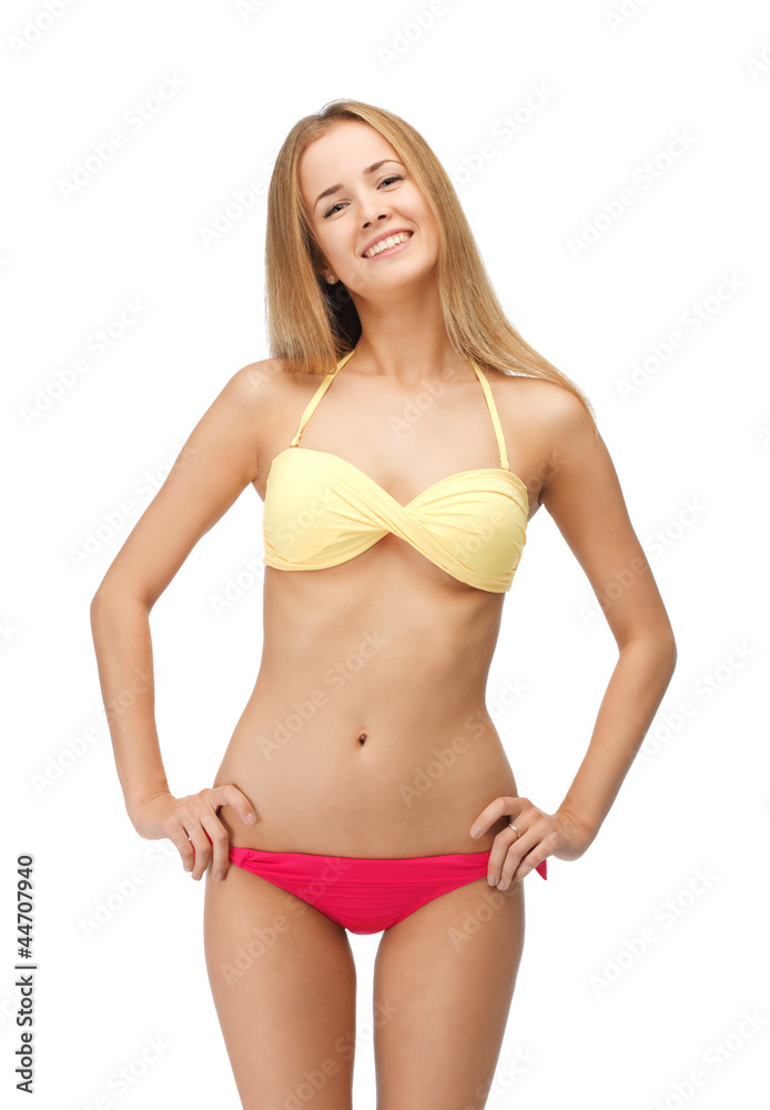 beautiful woman in bikini
