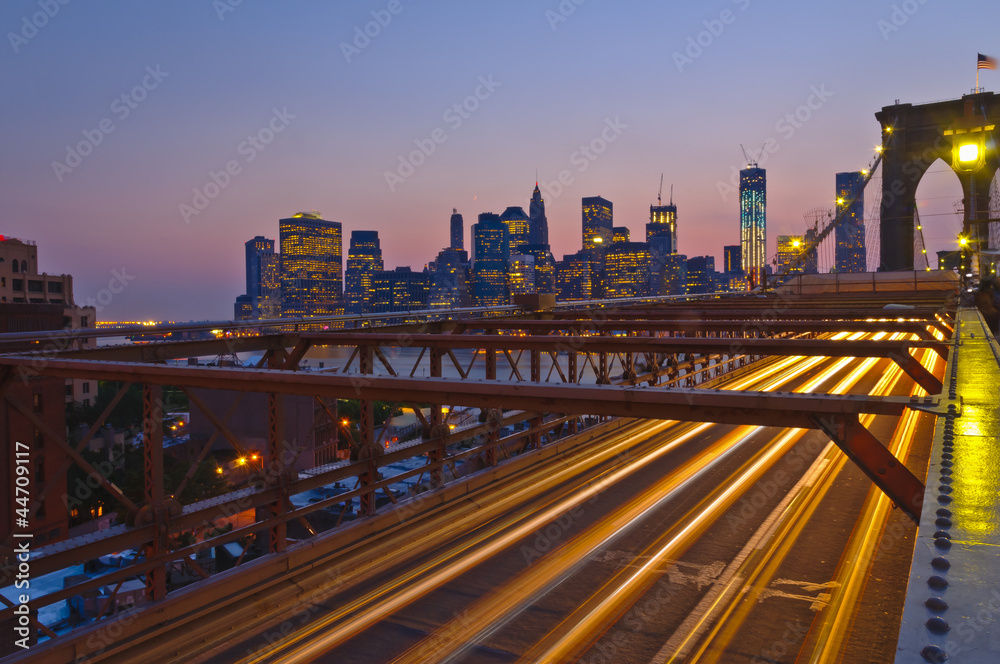 Naklejka premium Brooklyn Bridge - Nowy Jork
