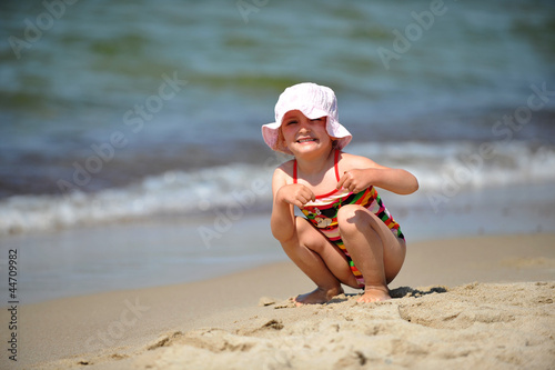 girl  at beach