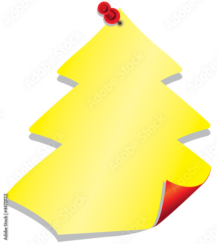 post it albero di natale photo