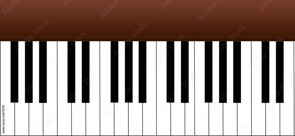 Naklejka premium piano keyboard