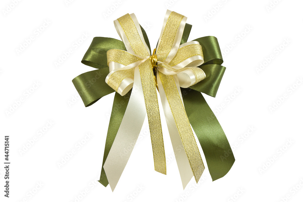 ribbon gift bow isolated on white ribbon gift bow isolated on white