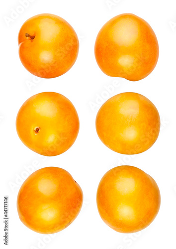 various yellow plums