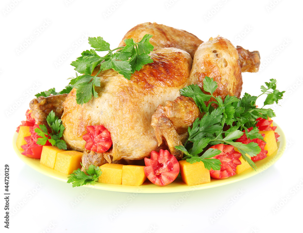 baked whole chicken with vegetables baked whole chicken with vegetables