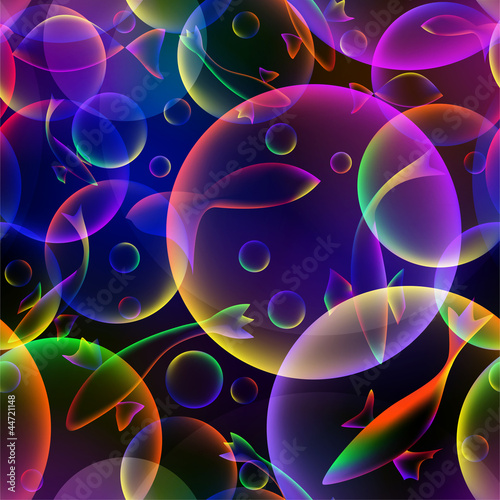 bright seamless fishes