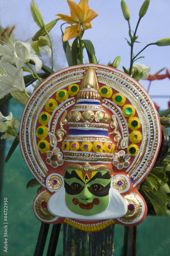 Fototapeta premium Colorful Yakshagana Mask