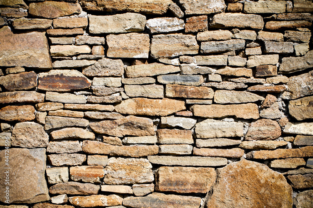 Wall of stones