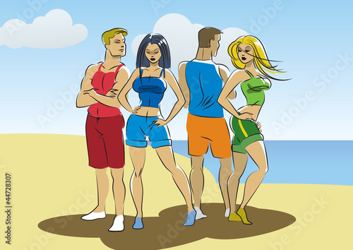 Beach people
