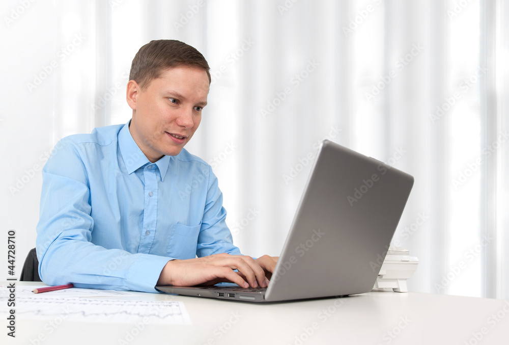 man working on computer man working on computer