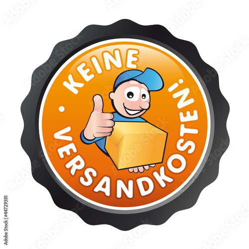 Button keine Versandkosten mit Postbote